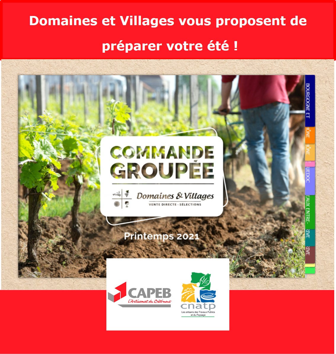 CAPEB  Notre partenaire Domaines et Villages  d voile son 